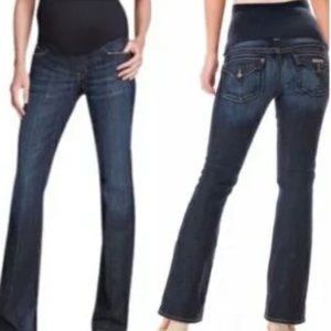 Hudson A Pea in Pod Maternity Bootcut Jeans, Blue Darkwash, Size 29